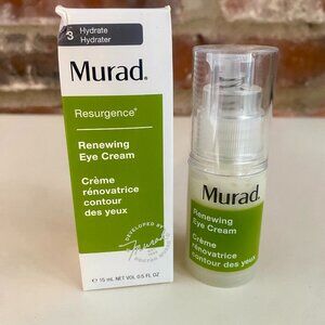Murad Resurgence Renewing Eye Cream, Full Size 15mL, New in Box.